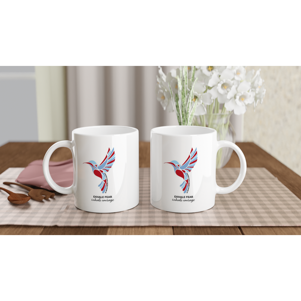 Exhale Fear • Mug • Gifts for Cancer Patients 